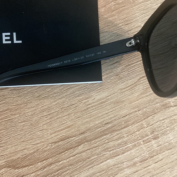 Chanel cat eye 5315 black sunglasses - Picture 3 of 8